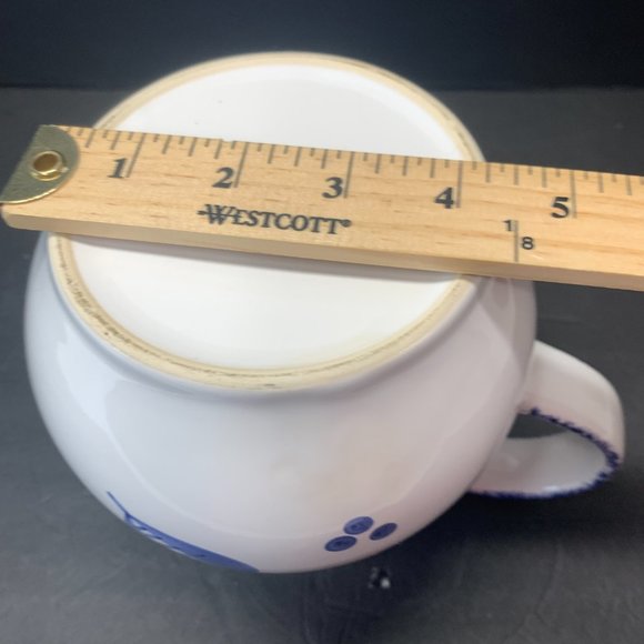 Pier 1 Blue And White Ceramic Pitcher - Picture 8 of 8